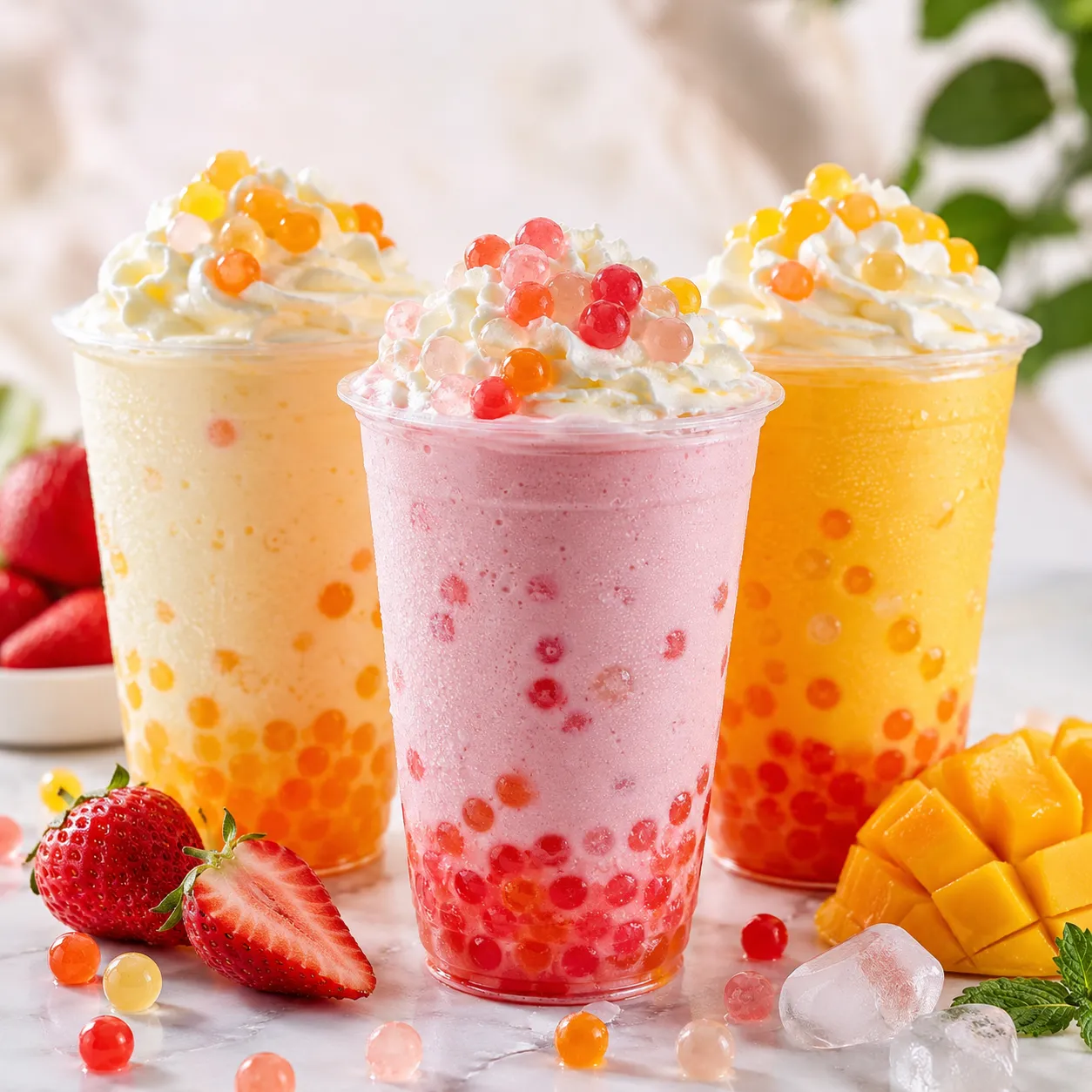 Джус боллы в bubble tea