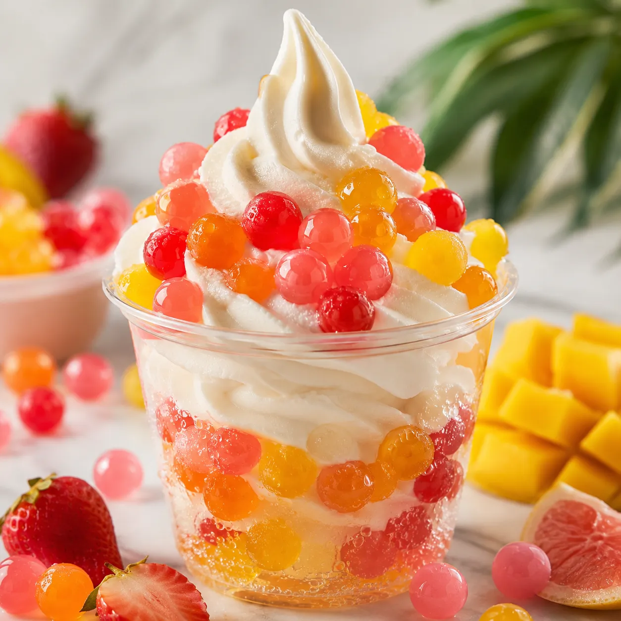 Джус боллы в bubble tea