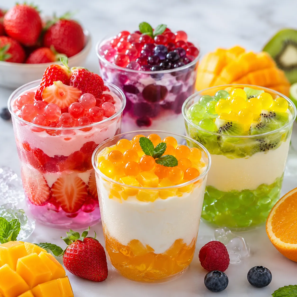 Джус боллы в bubble tea
