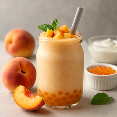 Персиковый йогуртовый смузи - Таврида Фуд