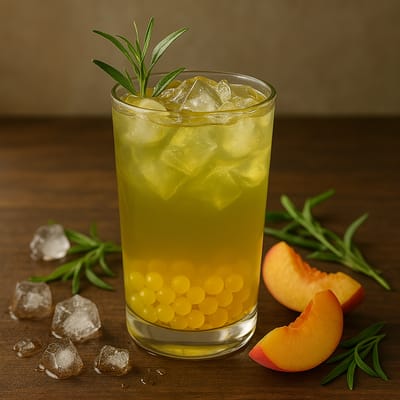 Персиковый зелёный чай с тархуном - Таврида Фуд