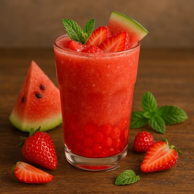 Арбузно-клубничный смузи - Таврида Фуд