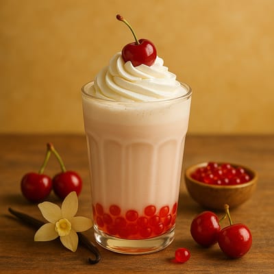 Ванильно-вишнёвый молочный коктейль - Таврида Фуд
