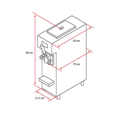 Фризер для мягкого мороженого Miken KLS-S12 - Таврида Фуд